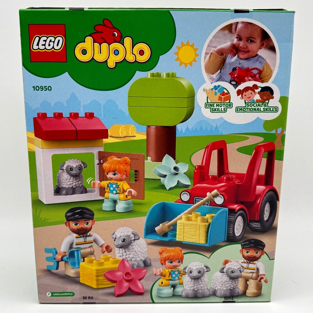 LEGO Duplo Farm Tractor & Animal Care Set 10950 People